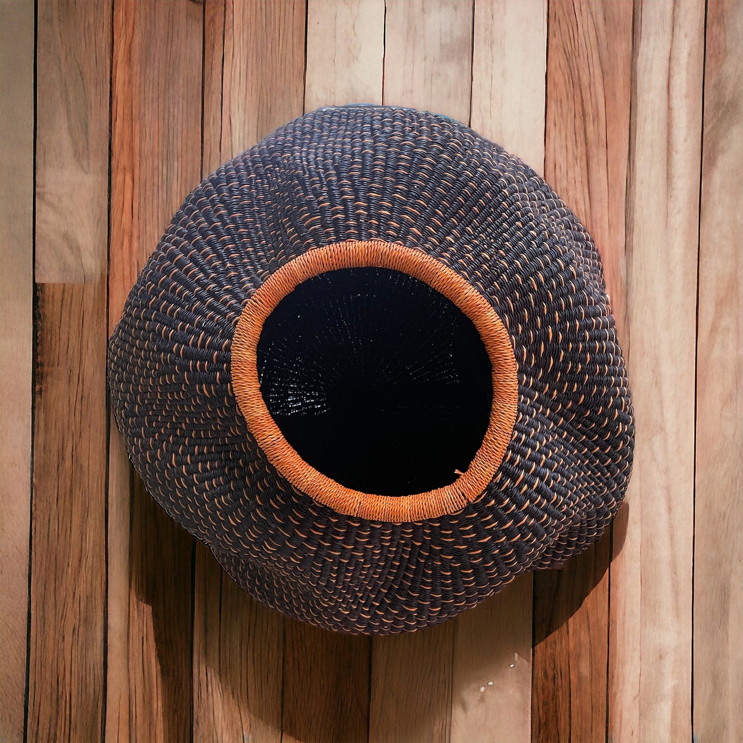 Wavy Basket with Orange