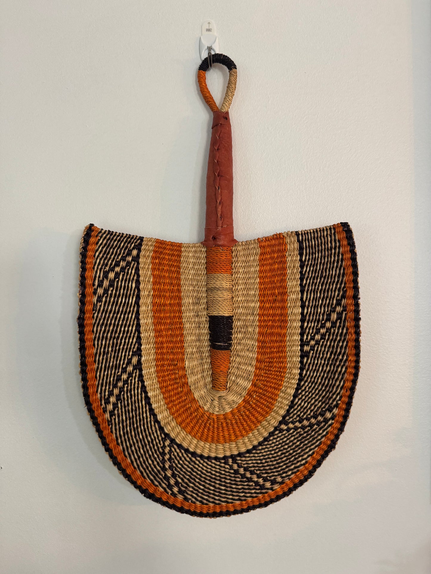 Traditional African Handwoven Fan