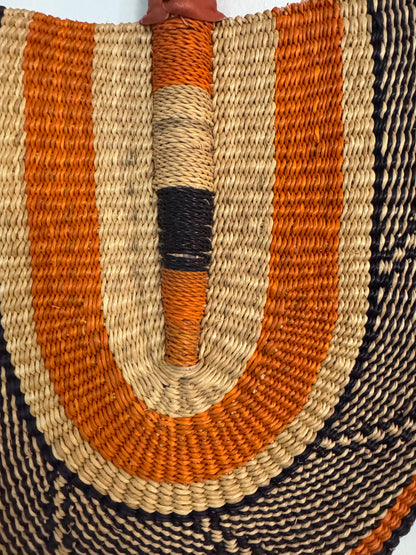 Traditional African Handwoven Fan