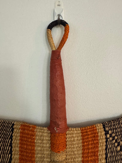 Traditional African Handwoven Fan