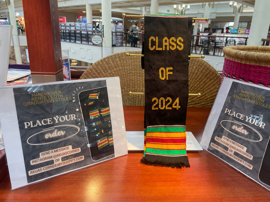 Hand woven graduation stoles - Order of ten (10) stoles