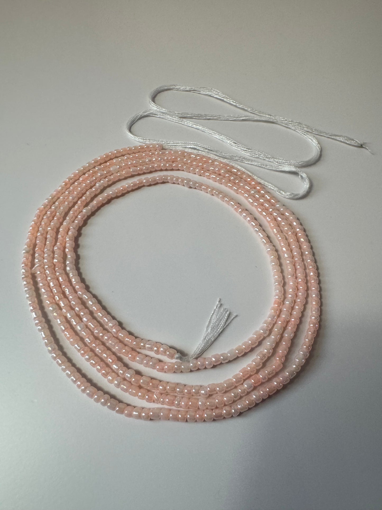 Soft Pink Elegance Waist Beads