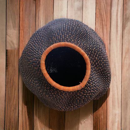 Wavy Basket with Orange