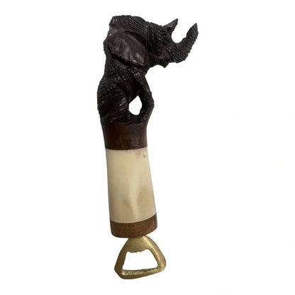 Elephant sculptured bottle opener